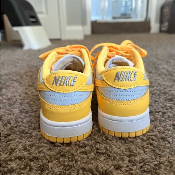Nike Dunk Low - neon yellow - never worn w/o box. Size 7M - Picture 3 of 4